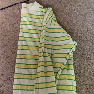 long sleeved stripped shirt